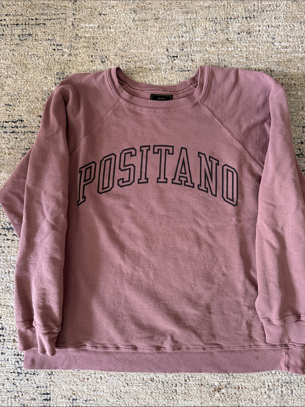 Retrobrand Los Angles Crewneck Dusty Rose Sweatshirt from Free People sz Medium